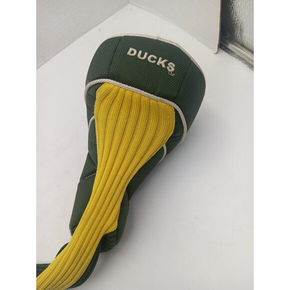 Team Golf NCAA Oregon Ducks Golf Club Headcover Driver Wood Green/Yellow - Picture 3 of 3